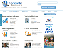 Tablet Screenshot of concretebasics.org